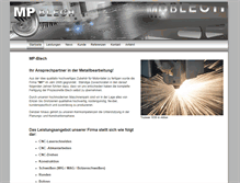 Tablet Screenshot of mp-blech.de